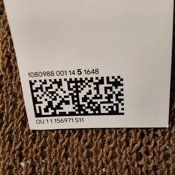 BNWT H&M Crochet Effect Knit Cotton Cardigan, US XS - Picture 6 of 8